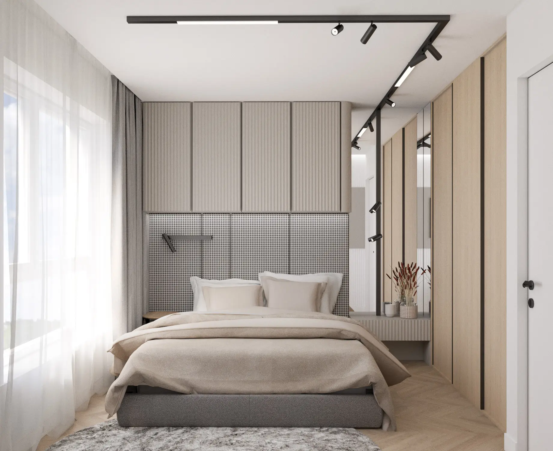 szynoprzewody w sypialni